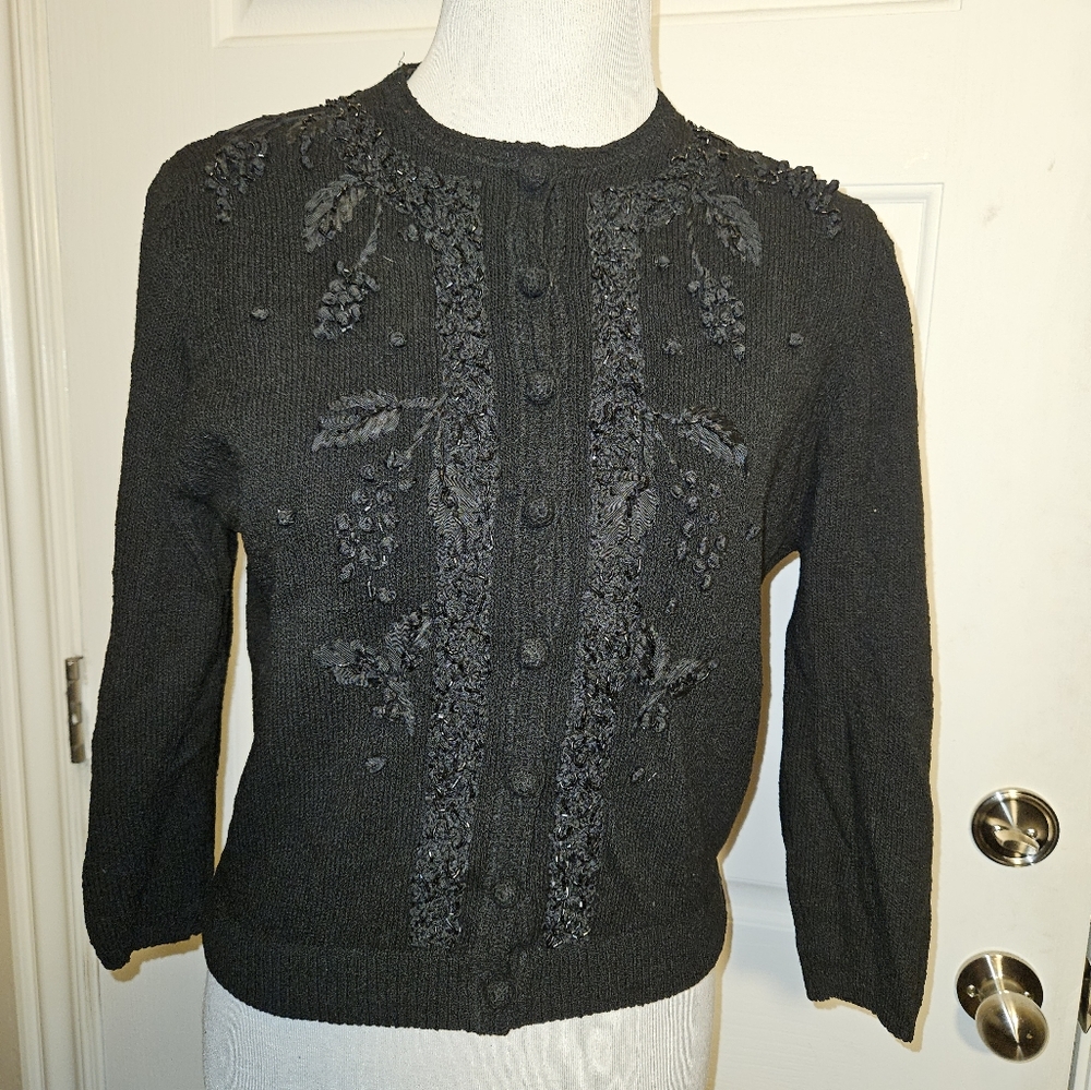 Vintage Irene of Glengyle button down sweater size small